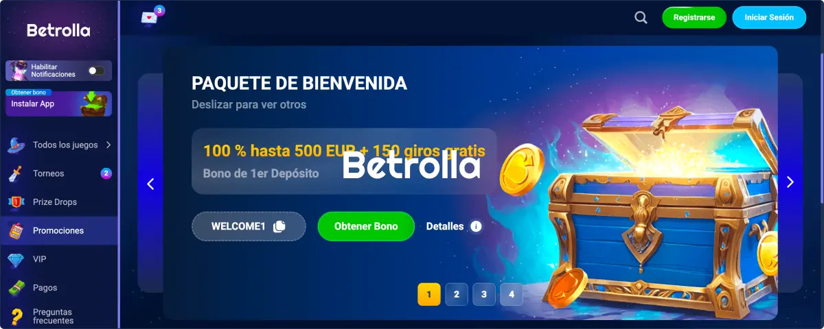BetRolla Ofertas y Bonificaciones